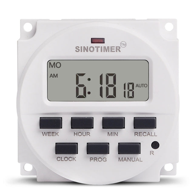 SINOTIMER TM618N-6V 7 Days Weekly Programmable Digital Electronic Timer Switch