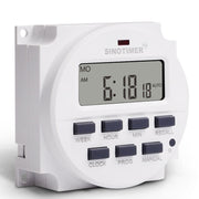 SINOTIMER TM618N-4 12V 7 Days Weekly Programmable Digital Electronic Timer Switch