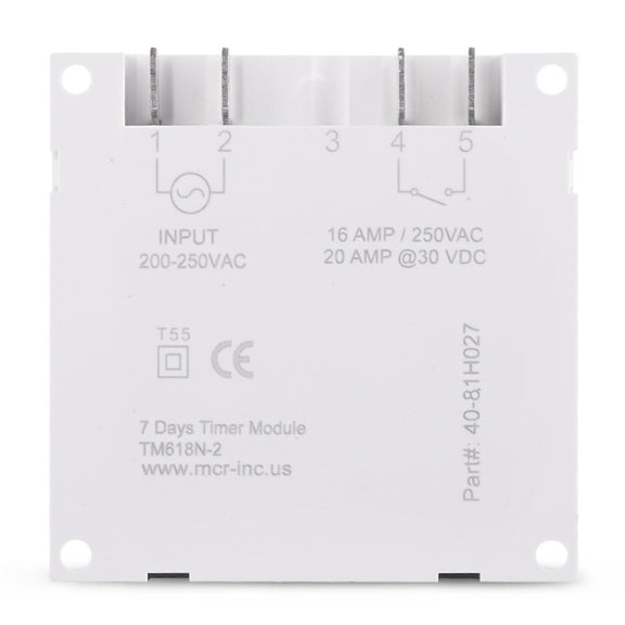 SINOTIMER TM618N-4 12V 7 Days Weekly Programmable Digital Electronic Timer Switch