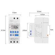 T SINOTIMER TM919A-5V 16A Din Rail Mount Digital Timer Switch Microcomputer Weekly Programmable Time Relay Control