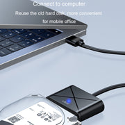 JINGHUA USB3.0 To SATA HDD Adapter Cable For 2.5/3.5 Inch External HDD SSD Hard Drive(30cm)