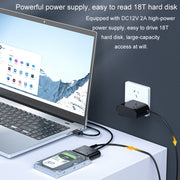 JINGHUA USB3.0 To SATA HDD Adapter Cable For 2.5/3.5 Inch External HDD SSD Hard Drive(30cm)