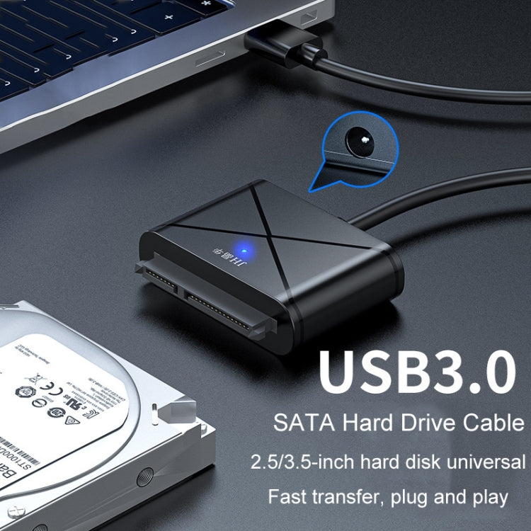 JINGHUA USB3.0 To SATA HDD Adapter Cable For 2.5/3.5 Inch External HDD SSD Hard Drive(30cm) - eSATA & SATA & IDE by JINGHUA | Online Shopping South Africa | PMC TechLife | Buy Now Pay Later Mobicred