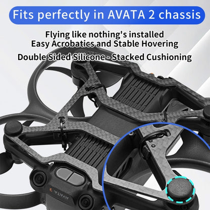 For DJI Avata 2 RCSTQ Chassis Armor Carbon Fiber Lightweight Protection Crash Bumper - free shipping - PMC Jewellery - Order now!