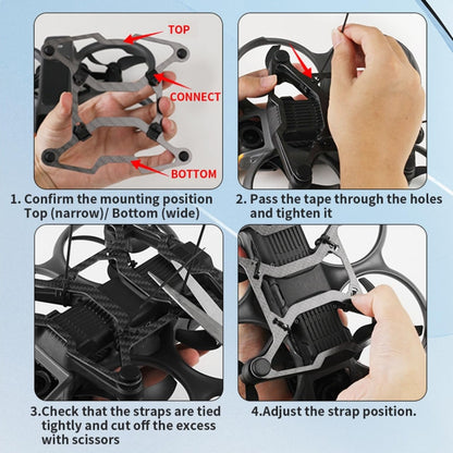 For DJI Avata 2 RCSTQ Chassis Armor Carbon Fiber Lightweight Protection Crash Bumper - free shipping - PMC Jewellery - Order now!