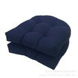 1pair 48 x 48cm Garden Patio Rattan Chair Waterproof Cushion Thick Soft Sofa Cushion(Navy Blue) - Cushions & Pillows by PMc TechLife | Online Shopping South Africa | PMc TechLife | Buy Now Pay Later Mobicred