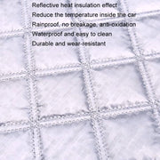 Car Front Windshield Cover Sun Shade Snow Shield Sunscreen Heat Insulation Frostproof Car Coat Half Cover, Style: Protect Wipers(Silver)