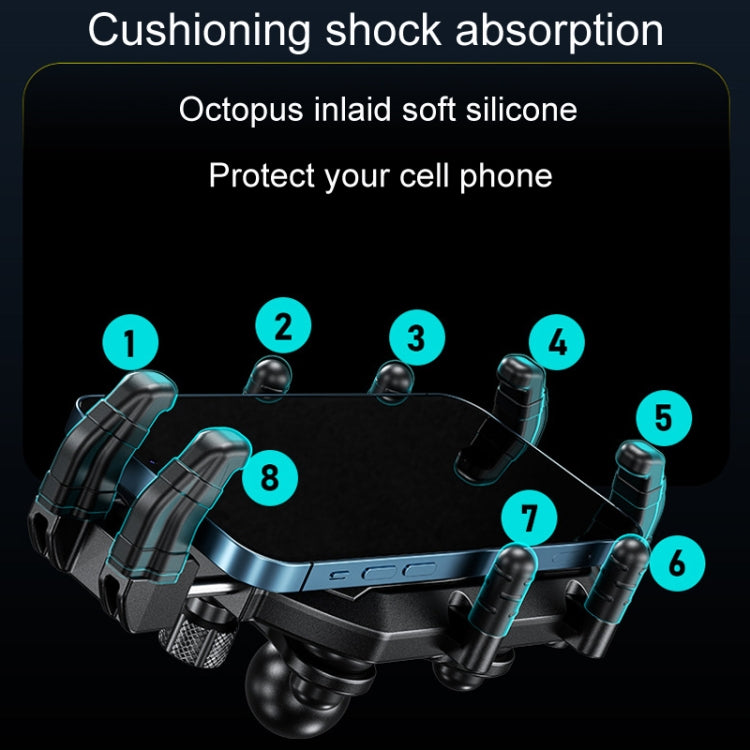 Kewig Motorcycle Octopus Holder Anti-Theft Motorcycle Cell Phone Mounts, Model: M26-C3