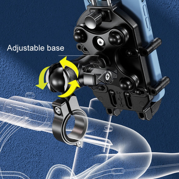 Kewig Motorcycle Octopus Holder Anti-Theft Motorcycle Cell Phone Mounts, Model: M26-C1