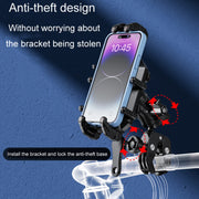 Kewig Motorcycle Octopus Holder Anti-Theft Motorcycle Cell Phone Mounts, Model: M26-C2