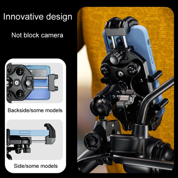 Kewig Motorcycle Octopus Holder Anti-Theft Motorcycle Cell Phone Mounts, Model: M26-C1