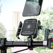 Kewig M8S Bicycle Aluminum Navigation Mount Outdoor Cycling Cell Phone Holder(Silver)
