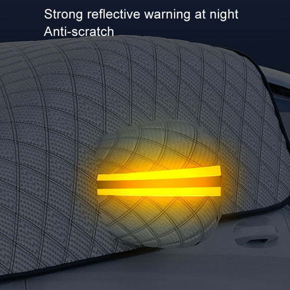 Car Snow Cover Anti-freezing Frost Cover Winter Thickened Car Clothes Blocking Cloth, Style: Full Window Coverage