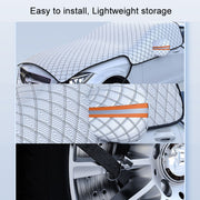Car Snow Cover Anti-freezing Frost Cover Winter Thickened Car Clothes Blocking Cloth, Style: Full Window Coverage