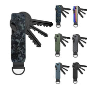 Compact Key Organizer Metal Key Chain Can Hold 2-6 Keys Royal Blue