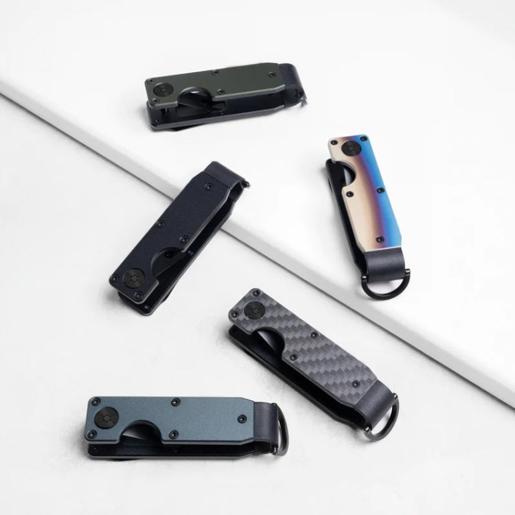 Compact Key Organizer Metal Key Chain Can Hold 2-6 Keys Black - Key Rings by PMC TechLife | Online Shopping South Africa | PMC TechLife | Buy Now Pay Later Mobicred