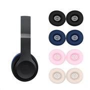 For Beats Solo 4 T21 Bluetooth Headsets Silicone Protective Cover Dustproof Case Earmuffs(Pink)