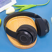 For Beats Solo 4 T21 Bluetooth Headsets Silicone Protective Cover Dustproof Case Earmuffs(Black)