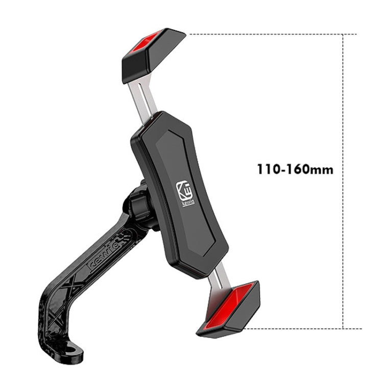 Kewig Bicycle 2 Claws Navigation Bracket Outdoor Cycling Cell Phone Holder With Safety Lock, Model: M12-B - Holder by Kewig | Online Shopping South Africa | PMC TechLife | Buy Now Pay Later Mobicred