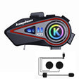 KUQIBAO Motorcycle Helmet Long-Lasting Bluetooth-compatible Headset With Light(Hard Microphone) - free shipping - PMC TechLife - Order now!