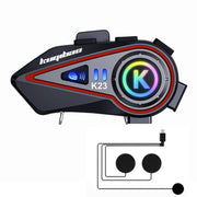KUQIBAO Motorcycle Helmet Long-Lasting Bluetooth-compatible Headset With Light(Soft Microphone)