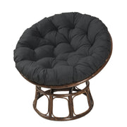 100x100cm Multifunctional Round Thickened Soft Hammock Cradle Cushion(Black)