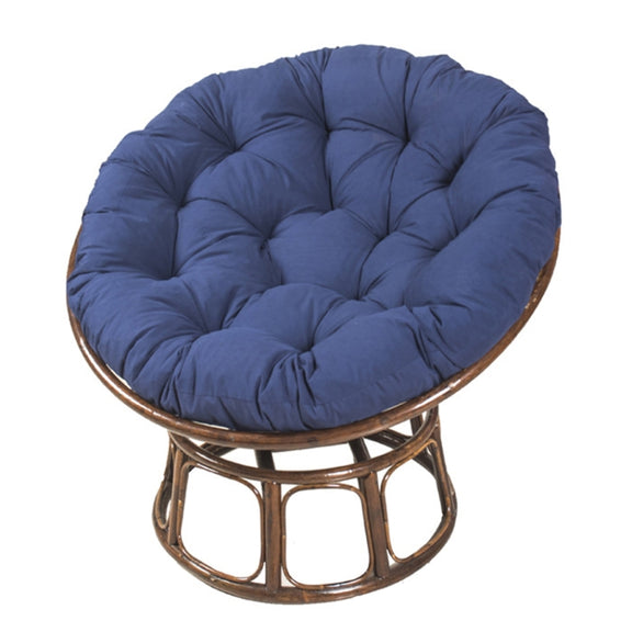 110x110cm Multifunctional Round Thickened Soft Hammock Cradle Cushion(Navy Blue)