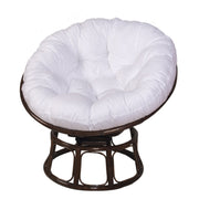 130x130cm Multifunctional Round Thickened Soft Hammock Cradle Cushion(White)