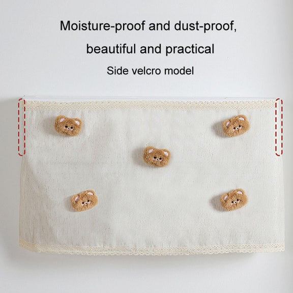 Air Conditioner Windshield Anti-Direct Blow Baby Windshield Curtain Dust Cover, Model: Brown Bear