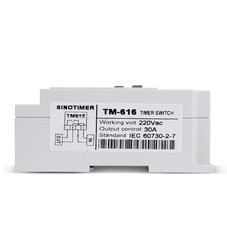 SINOTIMER TM616W-4 12V 30A Weekly Programmable Digital Timer Switch Relay Control - free shipping - PMC TechLife - Order now!