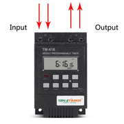 SINOTIMER TM616B-2 220V 30A Weekly Programmable Digital Timer Switch Relay Control