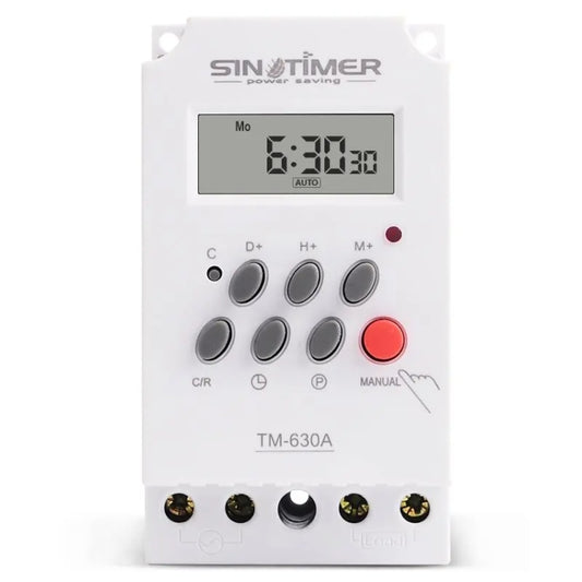 SINOTIMER  TM630A-4  12V DC Timer Switch Din Rail Digital Weekly Programmable Time Relay - free shipping - PMC Jewellery - Order now!