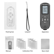 HW-300S High Precision Coating Thickness Gauge Anti-skid Paint Film Gauge(Black Horizontal Screen)