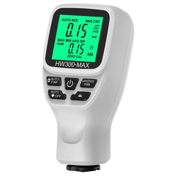 HW300-MAX Coating Thickness Gauge Anti-skid Paint Film Tester(White) - Coating Thickness Gauge by PMC TechLife | Online Shopping South Africa | PMC TechLife | Buy Now Pay Later Mobicred