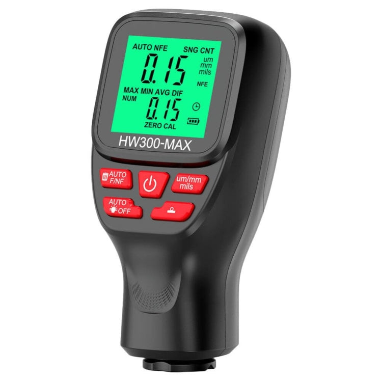 HW300-MAX Coating Thickness Gauge Anti-skid Paint Film Tester(Black) - free shipping - PMC TechLife - Order now!