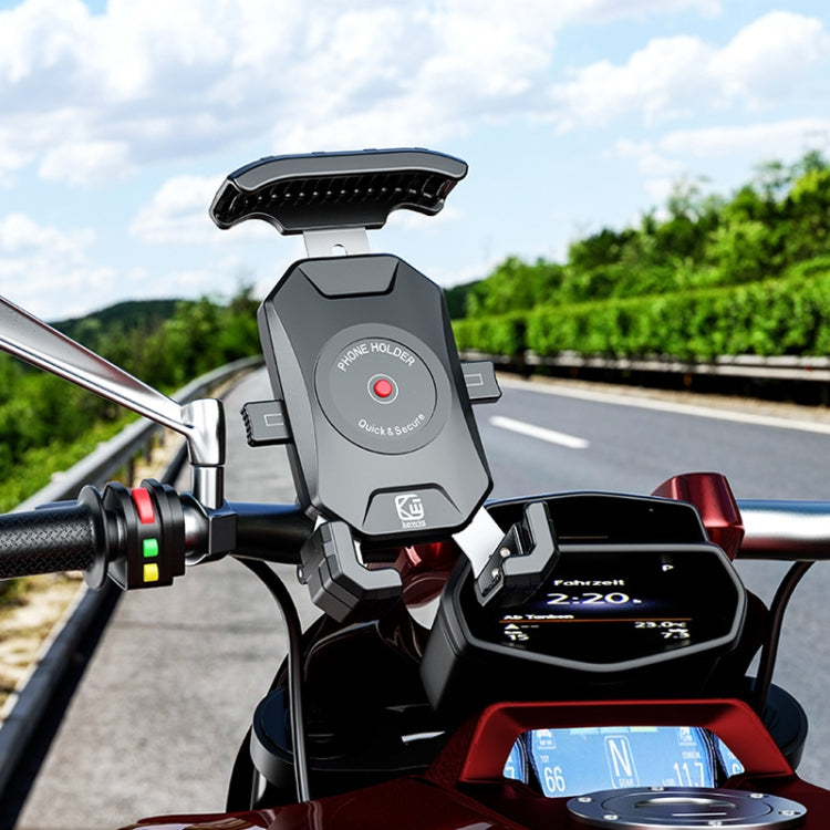 Kewig Motorcycle Heightened Navigation Bracket Outdoor Riding Anti-Theft Cell Phone Holder, Model: M14-C4 - Holder by Kewig | Online Shopping South Africa | PMC TechLife | Buy Now Pay Later Mobicred