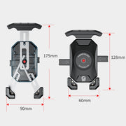 Kewig Motorcycle Heightened Navigation Bracket Outdoor Riding Anti-Theft Cell Phone Holder, Model: M14-C3