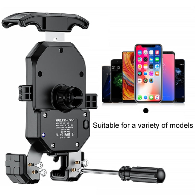 Kewig Motorcycle Heightened Navigation Bracket Outdoor Riding Anti-Theft Cell Phone Holder, Model: M14-C3 - Holder by Kewig | Online Shopping South Africa | PMC TechLife | Buy Now Pay Later Mobicred