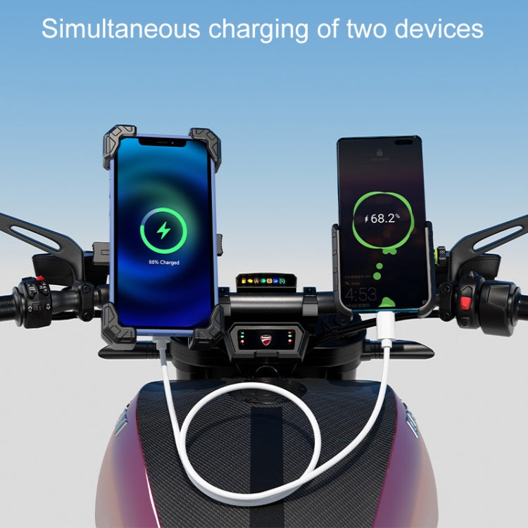 Kewig Motorcycle Navigation Phone Holder Outdoor Riding Charging Bracket, Model: M11-G2-A1 - free shipping - PMC TechLife - Order now!
