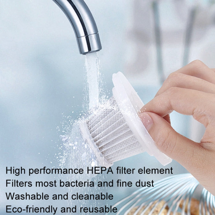 Wireless Charging Car Vacuum Cleaner Mini Handheld High Power Wet and Dry Vacuum Cleaner, Color: Black - Vacuum Cleaner by PMC TechLife | Online Shopping South Africa | PMC TechLife | Buy Now Pay Later Mobicred