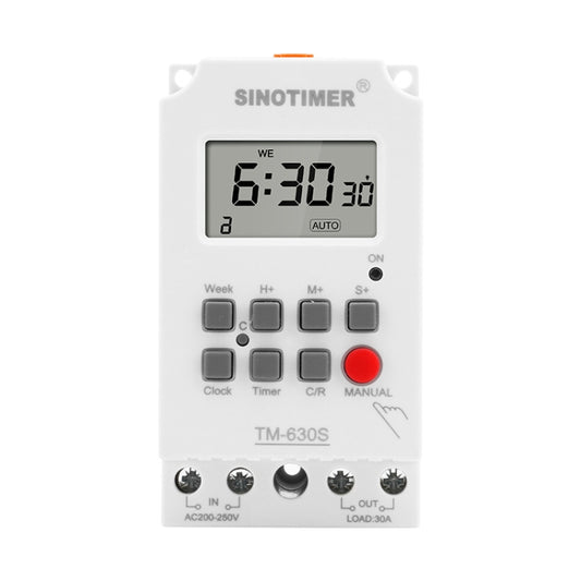 SINOTIMER TM630S-4 12V 30A Timer Switch 1 Second Interval Weekly Programmable Time Relay - free shipping - PMC Jewellery - Order now!