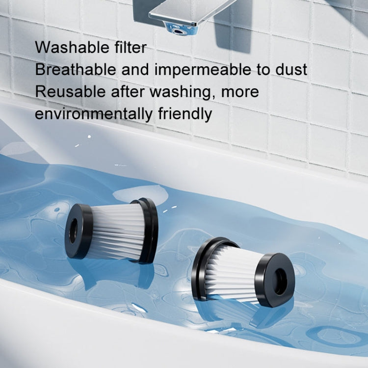 Car Vacuum Cleaner Vacuum Blower Dual Purpose Wireless Mini Vacuum Cleaner(White Silver) - Vacuum Cleaner by PMC TechLife | Online Shopping South Africa | PMC TechLife | Buy Now Pay Later Mobicred