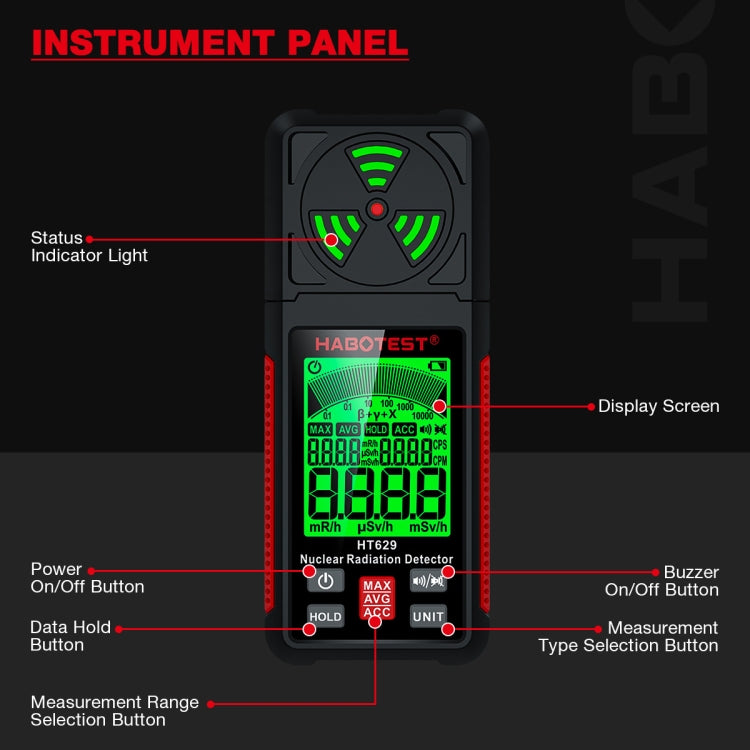 HABOTEST Nuclear Radiation Pollution Radioactive Marble Detector - free shipping - PMC TechLife - Order now!