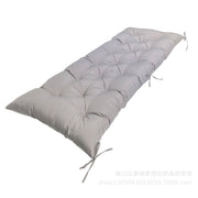 120x50x8cm Outdoor Bench Water-resistant Sunscreen Thickened Soft Cushion(Light Gray)