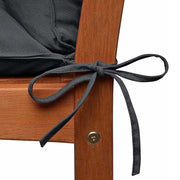 120x50x8cm Outdoor Bench Water-resistant Sunscreen Thickened Soft Cushion(Black)