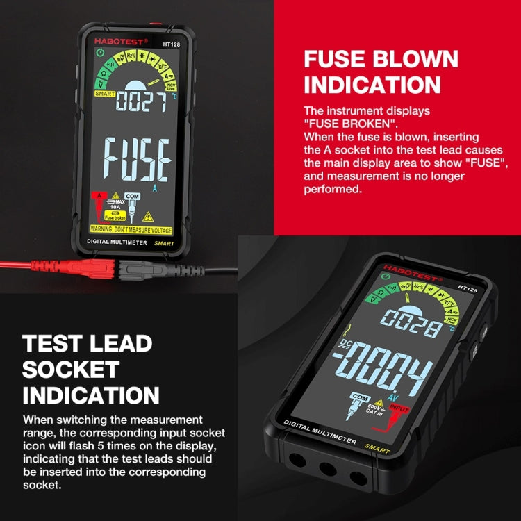 HABOTEST Automatic Range Digital Display Ultra-Clear Intelligent Current Multimeter - free shipping - PMC Jewellery - Order now!