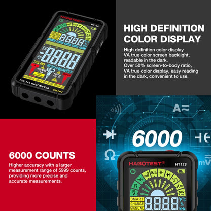HABOTEST Automatic Range Digital Display Ultra-Clear Intelligent Current Multimeter - free shipping - PMC Jewellery - Order now!