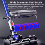For Dyson V6 Vacuum Cleaner Soft Velvet Floor Brush Head with LED Lighting Independent Motor