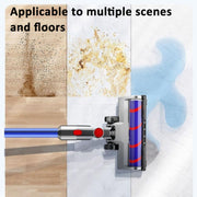 For Dyson V10 Slim V12 Slim  Vacuum Cleaner Soft Velvet Floor Brush Head with LED Lighting Independent Motor