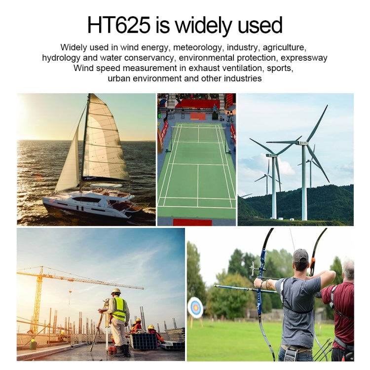 HABOTEST Handheld High-Precision Digital Anemometer With USB(HT625B) - free shipping - PMC Jewellery - Order now!
